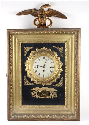 Wiener Biedermeier Rahmenuhr - Antiques and art