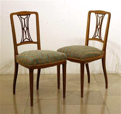 Paar elegante, neoklassizistische Sessel - Umění a starožitnosti