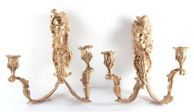 Paar dekorative französiche Wandappliken - Antiques and art