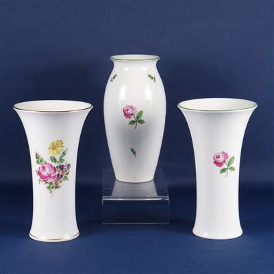 3 Vasen - Kunst, Antiquitäten, Möbel und Technik