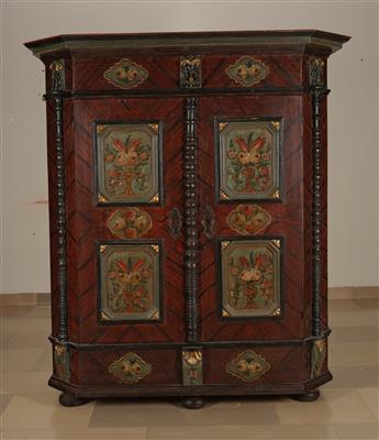 Früher oberösterreichischer Bauernschrank, - Antiques and art