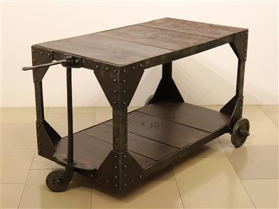 Originerller, fahrbarer Schwerlast-Tisch - Kunst, Antiquitäten, Möbel und Technik