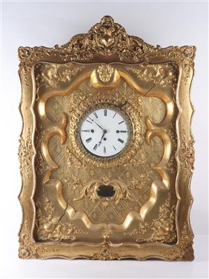 Biedermeier Rahmenuhr - Silver, Art, Antiques, Furniture