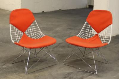 Paar niedere Lounge Chairs - Design