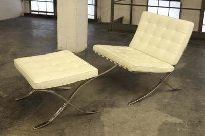 Sessel mit Hocker - Design