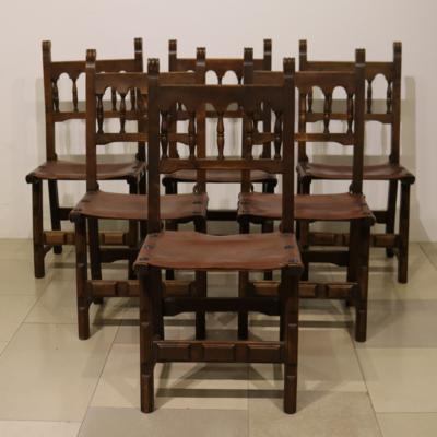 6 rustikale Sessel - Kunst, Antiquitäten, Möbel und Technik