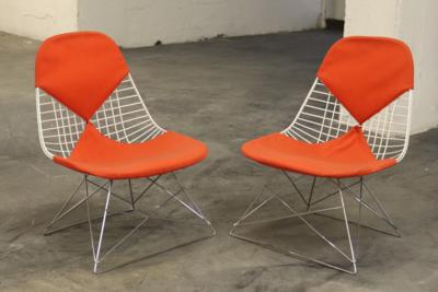 Paar niedere Lounge Chairs - Umění, starožitnosti, nábytek a technika