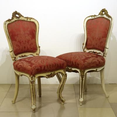 Paar Sessel im Rokokostil - Kunst, Antiquitäten, Möbel und Technik
