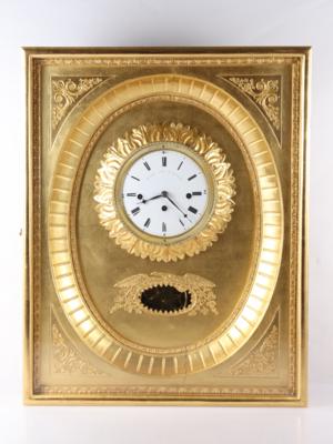 Biedermeier Rahmenuhr "Michael Fogl in Tottis" - Art, antiques, furniture and technology