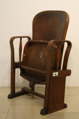 Klappbarer Theatersitz der Firma "Thonet" um 1900 - Kunst, Antiquitäten, Möbel und Technik