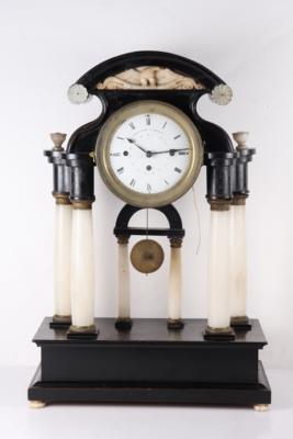 Biedermeier Kommodenuhr, "JOSEPH RADDA IN PROSNITZ" - Arte, antiquariato, mobili e tecnologia