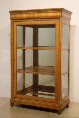 Biedermeier Vitrine, deutsch um 1820/30 - Umění, starožitnosti, nábytek a technika