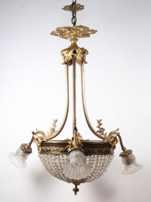 Dekorative Deckenlampe in Korbform - Umění, starožitnosti, nábytek a technika