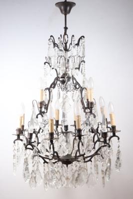 Glasluster in Kronenform - Art, antiques, furniture and technology