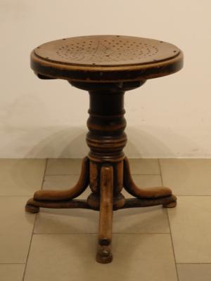 Historismus Klavierhocker, Firma "Thonet" - Arte, antiquariato, mobili e tecnologia