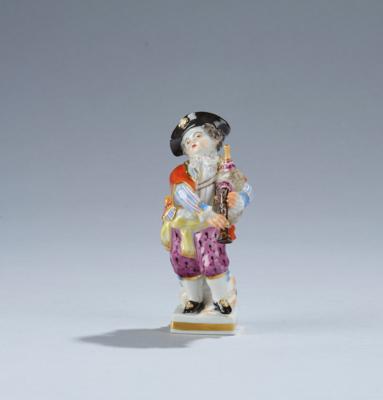 Knabe mit Dudelsack, Meissen, 1973, - Arte, antiquariato, mobili e tecnologia