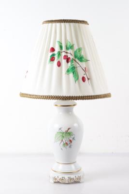 Tischlampe, ungarisches Porzellan, Marke "Herend" - Kunst, Antiquitäten, Möbel und Technik