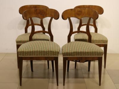 4 Sessel im Biedermeierstil - Art, antiques, furniture and technology