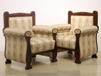 Paar Biedermeier Fauteuiles - Art, antiques, furniture and technology