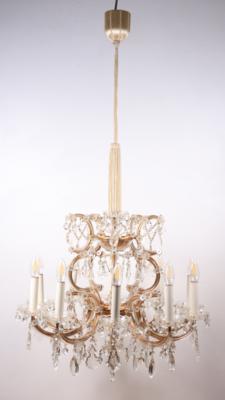 Glasluster in Kronenform - Art, antiques, furniture and technology