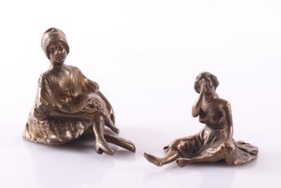 2 variierende, erotische Bronzen - Umění, starožitnosti, nábytek a technika