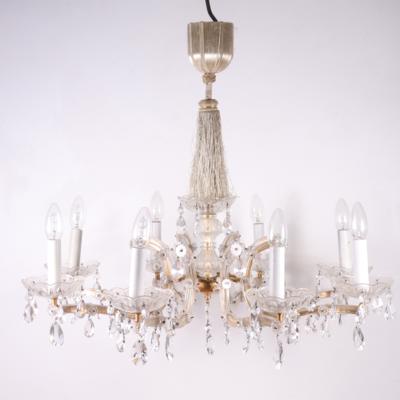 Glasluster in Kronenform - Art, antiques, furniture and technology