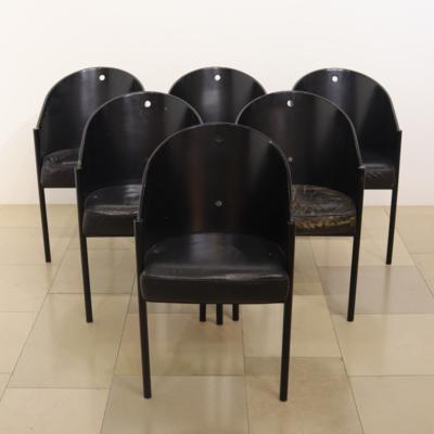 Satz von 6 Sessel, Mod. Costes, Entwurf Philippe Starck - Art, antiques, furniture and technology