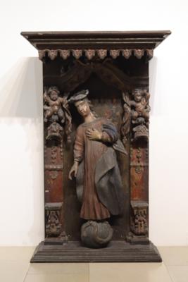 Sakrale Skulpturengruppe, "Maria Immaculata" - Kunst, Antiquitäten, Möbel und Technik