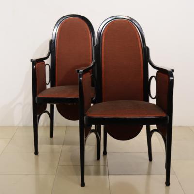 Paar elegante Jugendstil Sessel - Kunst, Antiquitäten, Möbel und Technik