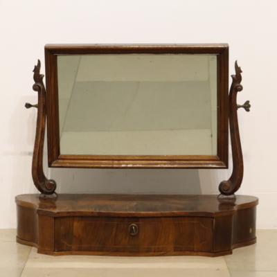 Schwenkspiegelaufsatz um 1860 - Art, antiques, furniture and technology