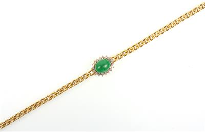 Smaragd Brillant Armkette - Gioielli
