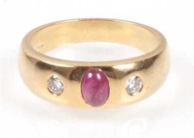 Brillant Rubin Ring - Gioielli