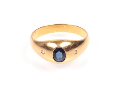 Saphir Brillant Ring - Klenoty