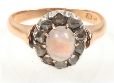 Opal Diamant Damenring - Gioielli