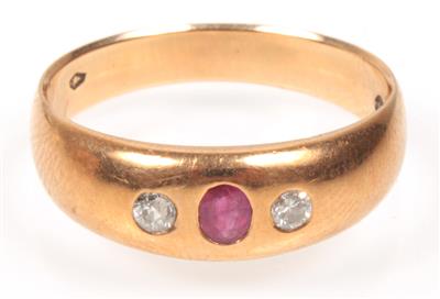 Rubin Brillant Ring - Gioielli