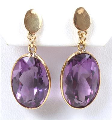 Amethyst Ohrschrauben - Schmuck