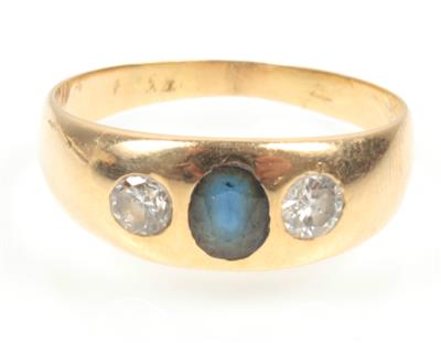 Brillant Saphir Ring - Klenoty