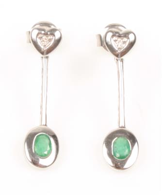 Smaragd Ohrsteckgehänge - Jewellery