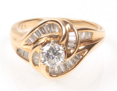 Brillant Diamant Ring - Klenoty