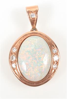 Opal Brillant Anhänger - Schmuck