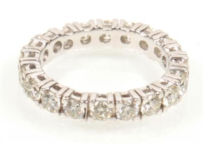 Brillantmemoryring zus. ca. 3,00 ct - Schmuck