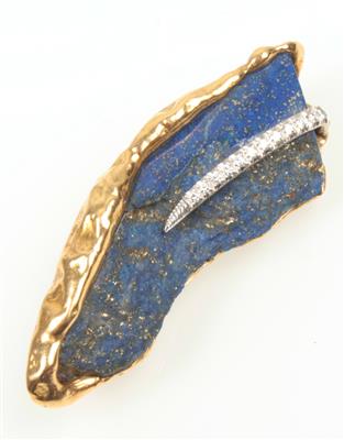 Lapis Lazuli Brosche - Klenoty