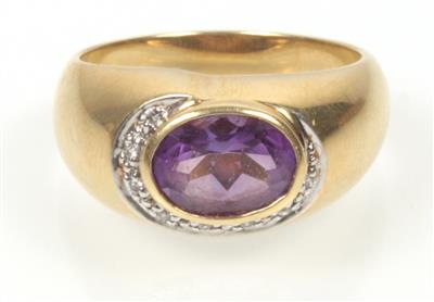 Amethyst Damenring - Klenoty