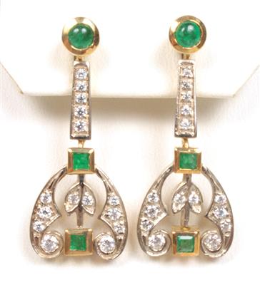 Smaragd Ohrsteckgehänge - Jewellery