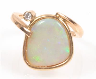 Opal Brillant Damenring - Christmas auction - Jewellery