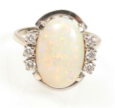 Opal Brillant Damenring - Christmas auction - Jewellery