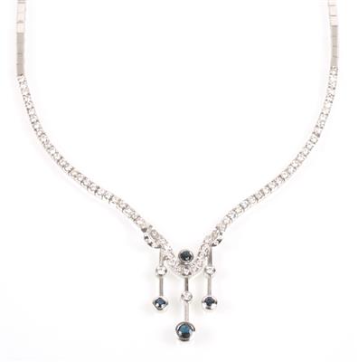 Saphir Brillant Collier - Christmas auction - Jewellery
