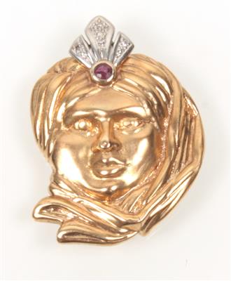 Anhänger "Kopf mit Turban" - Jewellery