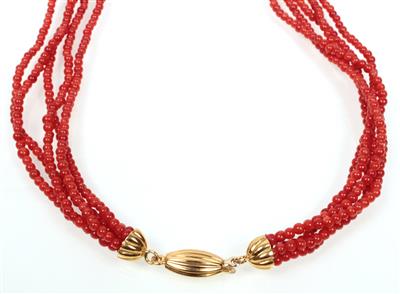 Korallen Collier - Jewellery