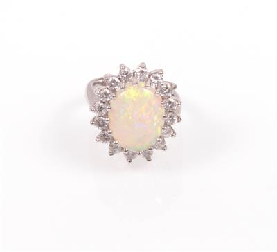 Brillant-Opal Ring - Schmuck
